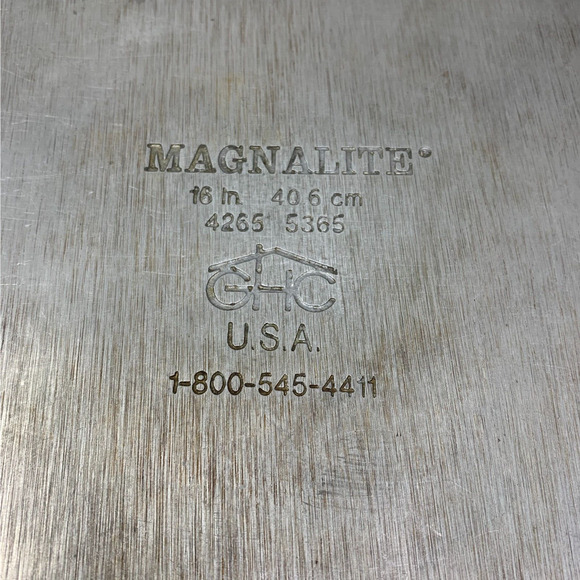 Vintage Magnalite GHC Aluminum 4265 16" 8 Qt Roaster Dutch Oven with Lid USA - Picture 8 of 8